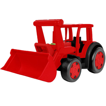 Трактор-погрузчик Wader Gigant Фермер, 60 см, красный (66028) - Pampik
