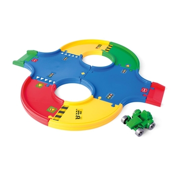 Игровой набор Wader Play Tracks Basic Перекресток (53002) - Pampik