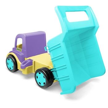 Грузовик-самосвал Wader Gigant, 55 см, бирюзовый с фиолетовым (65023) - Pampik - 2