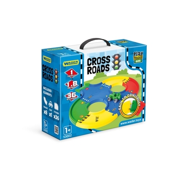 Игровой набор Wader Play Tracks Basic Перекресток (53002) - Pampik - 3