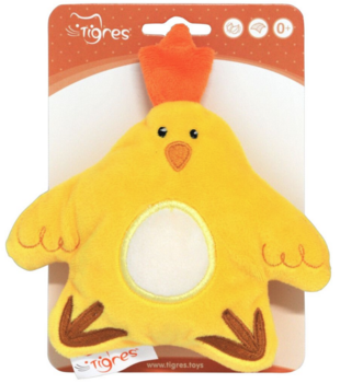 М'яка іграшка Tigres Курча Найкращий друг, 18 см (ІГ-0075) - Pampik - 2