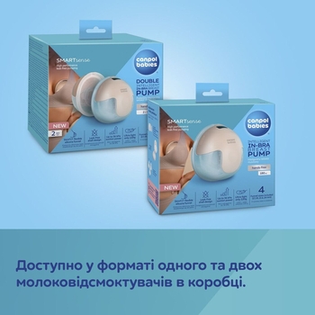 Бездротовий подвійний електричний молоковідсмоктувач Canpol babies SmartSense (20/116) - Pampik - 3