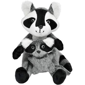 Іграшка Tigres Єнот з дитинчам, 24 см, різнокольоровий (ІГ-0144) - Pampik