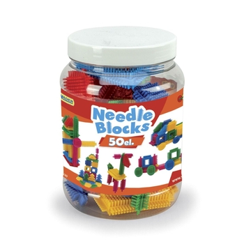 Конструктор в банке Wader Ежик, 50 деталей (41930) - Pampik