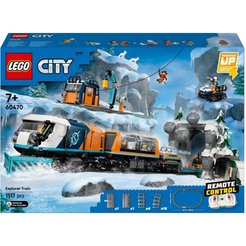 Конструктор LEGO City Арктический исследовательский экспресс, 1517 деталей (60470) - Pampik
