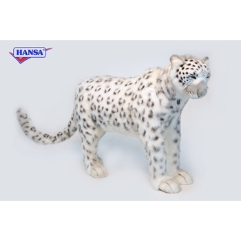 М'яка іграшка Hansa Сніговий барс, анімована, 95 см (0006) - Pampik - 2