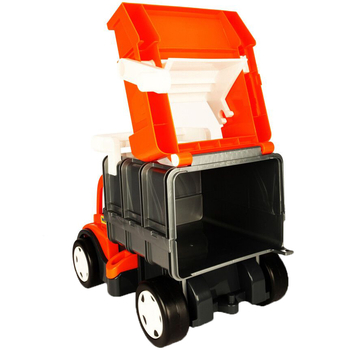 Сміттєвоз Wader Gigant, 65 см, помаранчевий з сірим (67016) - Pampik - 3