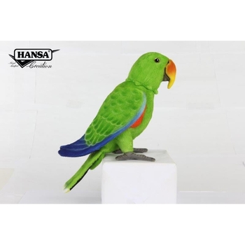 М'яка іграшка Hansa Позуючий папуга Електус, самець, 23 см (8429) - Pampik - 2