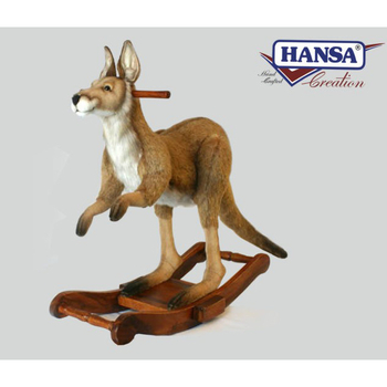 Мягкая игрушка Hansa Качели Кенгуру, длина 85 см (4268) - Pampik - 2