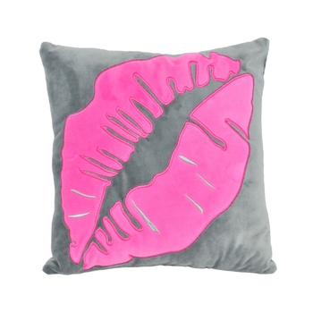 Подушка декоративна Tigres Pink lips, 33х33 см (ПД-0369) - Pampik