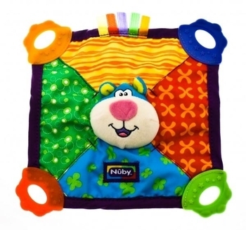 М'яка іграшка Nuby Обіймашка з прорізувачем (Д) - Pampik