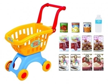 Іграшка PlayGo Візок для супермаркету з набором продуктів - Pampik - 2
