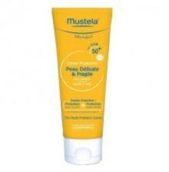 Сонцезахисний крем SPF 50 Mustela для ніжної шкіри, 75 мл. - Pampik