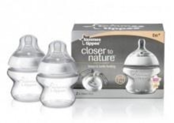 Набір з двох пляшечок для годування Tommee Tippee, 2х150 мл (15119) - Pampik