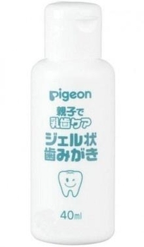 Гель для чистки молочных зубов Pigeon от 6 мес. (флакон), 40 мл - Pampik