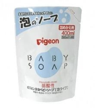 Мило-пінка для немовлят Pigeon (змінний блок), 400 мл - Pampik