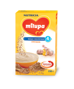 Молочна каша Milupa гречана, 230 г - Pampik