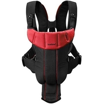 Рюкзак-кенгуру Babybjorn Baby Carrier Active, чорний з червоним - Pampik
