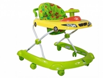 Ходунки Geoby LXB170 - K202GY, жовтий із салатовим - Pampik