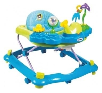 Ходунки Geoby XB 20С-FSG, салатовий із синім - Pampik