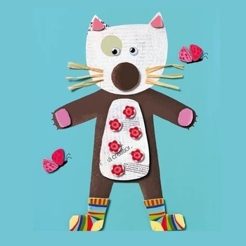 Набір для аплікації Djeco Для самих маленьких (DJ08664) - Pampik - 6