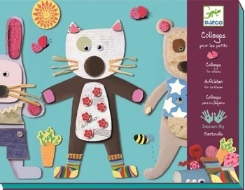 Набір для аплікації Djeco Для самих маленьких (DJ08664) - Pampik