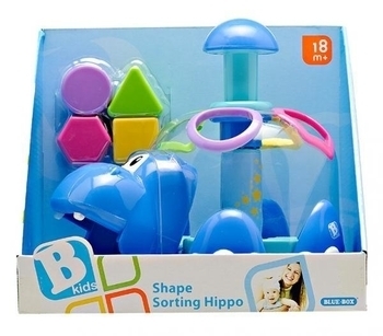 Сортуюча іграшка Bkids "Гіпопотам" - Pampik - 2