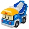 Машинка Robocar Poli бетономешалка Мики, металл, 6 см (83256) - Pampik