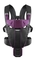 Рюкзак-кенгуру Babybjorn Baby Carrier Miracle Cotton, чорний з фіолетовим (96053) - Pampik - 2