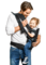 Рюкзак-кенгуру Babybjorn Baby Carrier WE, черный (92044) - Pampik - 8