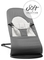 Кресло-шезлонг BabyBjorn Balance Soft cotton/jersey, темно-серый с серым - Pampik