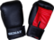 Рукавички боксерські Senat, 6 унцій, штучна шкіра, чорно-червоний - Pampik