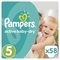 Підгузки Pampers Active Baby-Dry 5 (11-18 кг), 58 шт. - Pampik