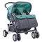 Прогулянкова коляска Lorelli (Bertoni) Twin Friends, зелений з сірим - Pampik