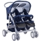 Прогулянкова коляска Lorelli (Bertoni) Twin Friends, темно-синій - Pampik