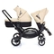 Універсальна коляска для двійні 2 в 1 ABC Design Zoom з аксесуарами Desert, бежевий (71085/509K1) - Pampik - 6