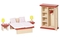 Набор для кукол Goki Мебель для спальни, 11 предметов (51715G) - Pampik
