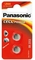 Батарейки Panasonic LR44 Bli, 2 шт. (LR-44EL/2B) - Pampik