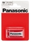 Батарейка Panasonic Red Zink 6F22 Bli 1 Zink-Carbon (6F22REL/1BP) - Pampik