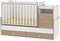 Ліжечко-трансформер Lorelli (Bertoni) Trend Plus new, бук з білим (18230) - Pampik