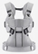 Рюкзак-кенгуру BabyBjorn Baby Carrier One Air Silver Mesh, світло-сірий (93004) - Pampik - 2