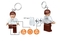 Брелок-ліхтарик IQ Hong Kong Lego Star Wars Хан Соло (LGL-KE82) - Pampik - 3