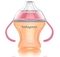 Чашка-непроливайка BabyOno Natural Nursing з м'яким носиком, 180 мл, помаранчевий (1456) - Pampik