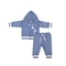 Костюм Няня ВР, футер, р.74, блакитний (17721) - Pampik