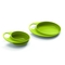 Набір тарілок Nuvita Easy Eating, салатовий, 2 шт. (NV8461Lime) - Pampik