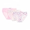 Труси для дівчинки Katamino, 3-4 роки, бежевий з рожевим, 3 шт. (K12851) - Pampik
