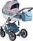 Універсальна коляска 2 в 1 Anex Sport, білий з блакитним (19637) - Pampik