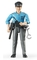 Фигурка полисмена Bruder, с аксессуарами, 11 см (60050) - Pampik