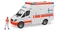 Машинка Bruder МВ Sprinter Швидка допомога, з фігуркою водія (02536) - Pampik