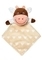 Ковдра BabyOno Minky Корівка, фліс, 100х75 см, жовтий (1412/04) - Pampik - 2
